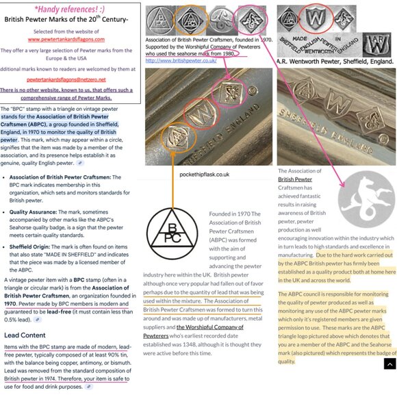 Vintage Sheffield London Hallmarked Polished Pewter Combo Hip Flask Cigar Case - Picture 13 of 13